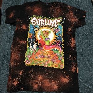 Custom Acid Washed Sublime Band Tee